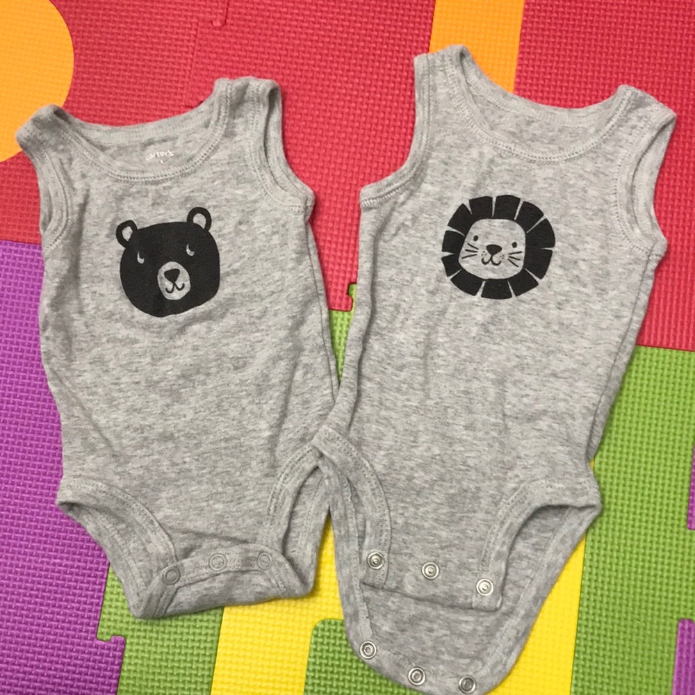 Set of 2 Carter’s Newborn Tanks